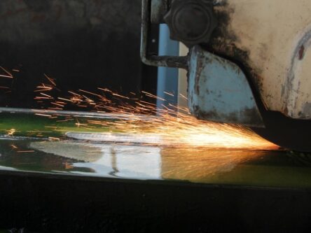 Linishing in Metal Production