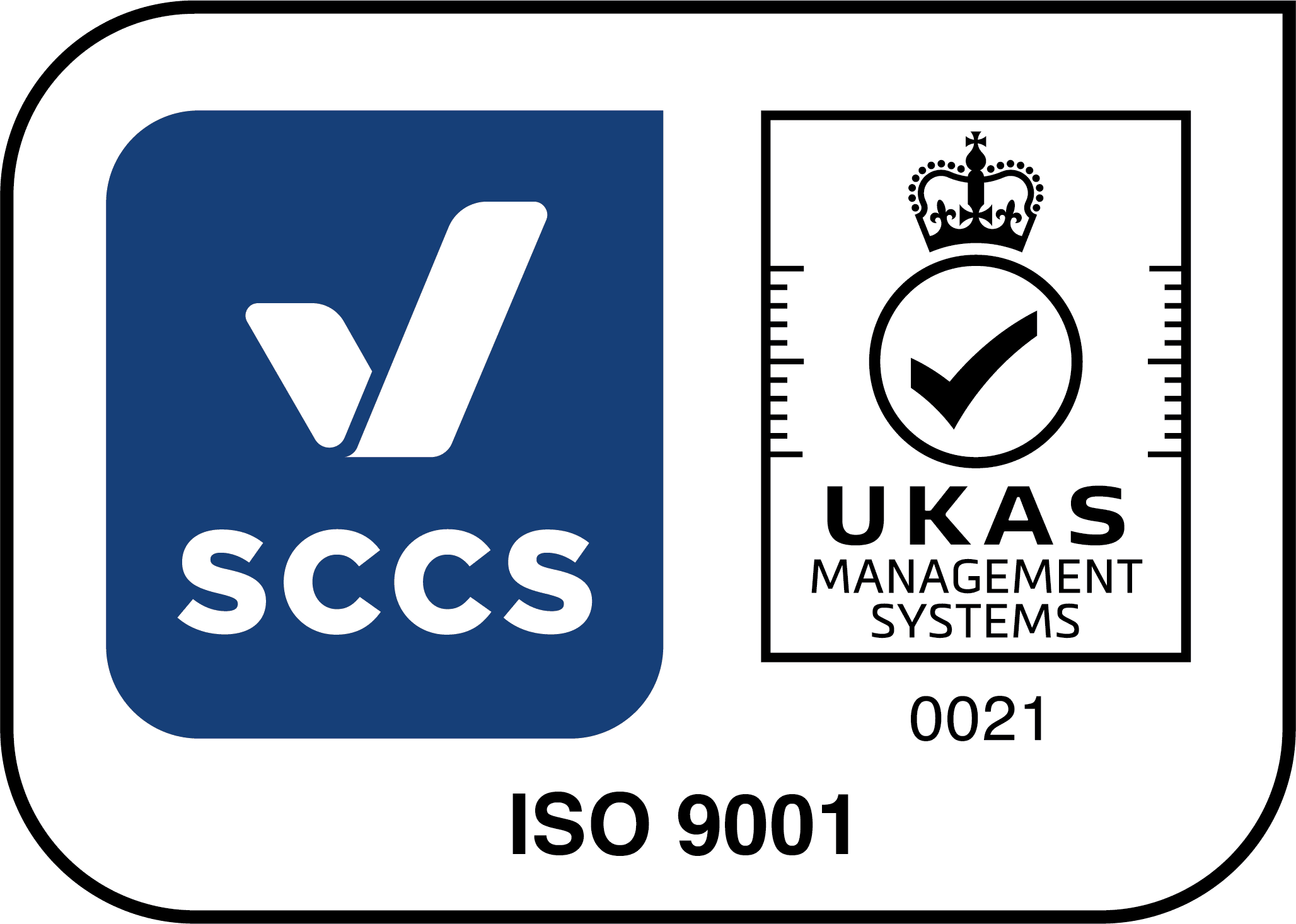 ISO 9001:2015 UKAS-accredited